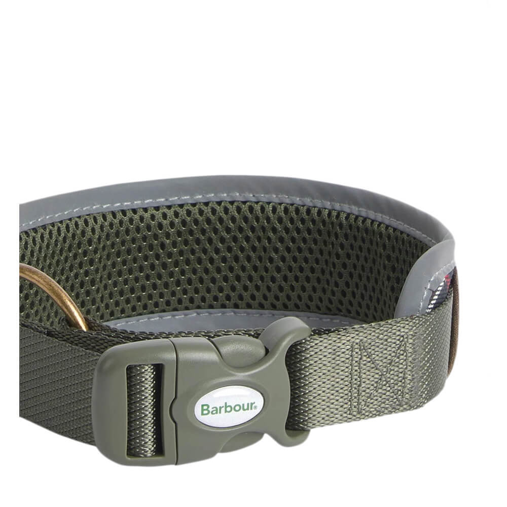 Barbour Reflective Tartan Comfort Dog Collar